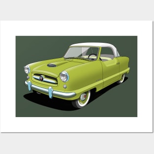 Nash Metropolitan in green Posters and Art